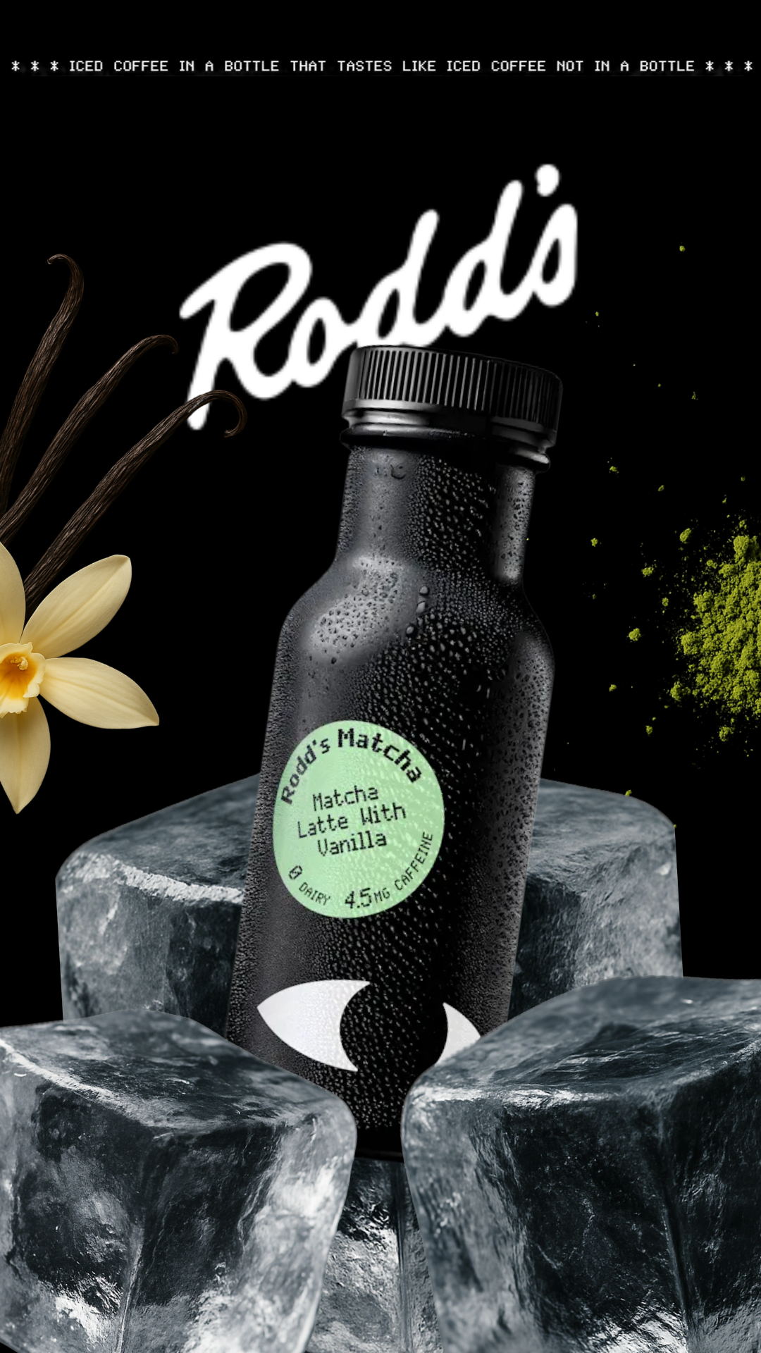 Out of home poster concept for an iced coffee brand