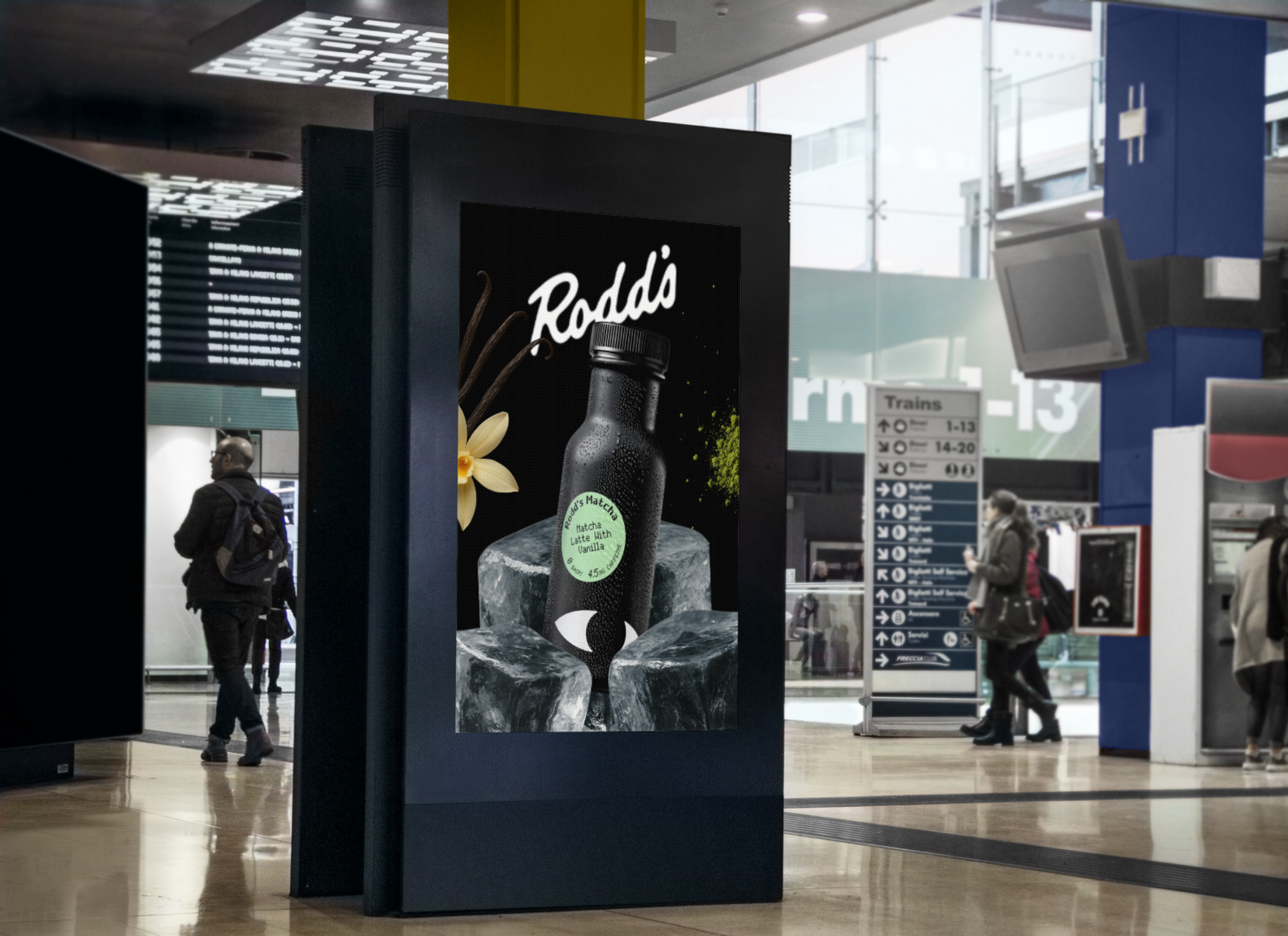 Bus stop teaser advert for a pop-up retail concept