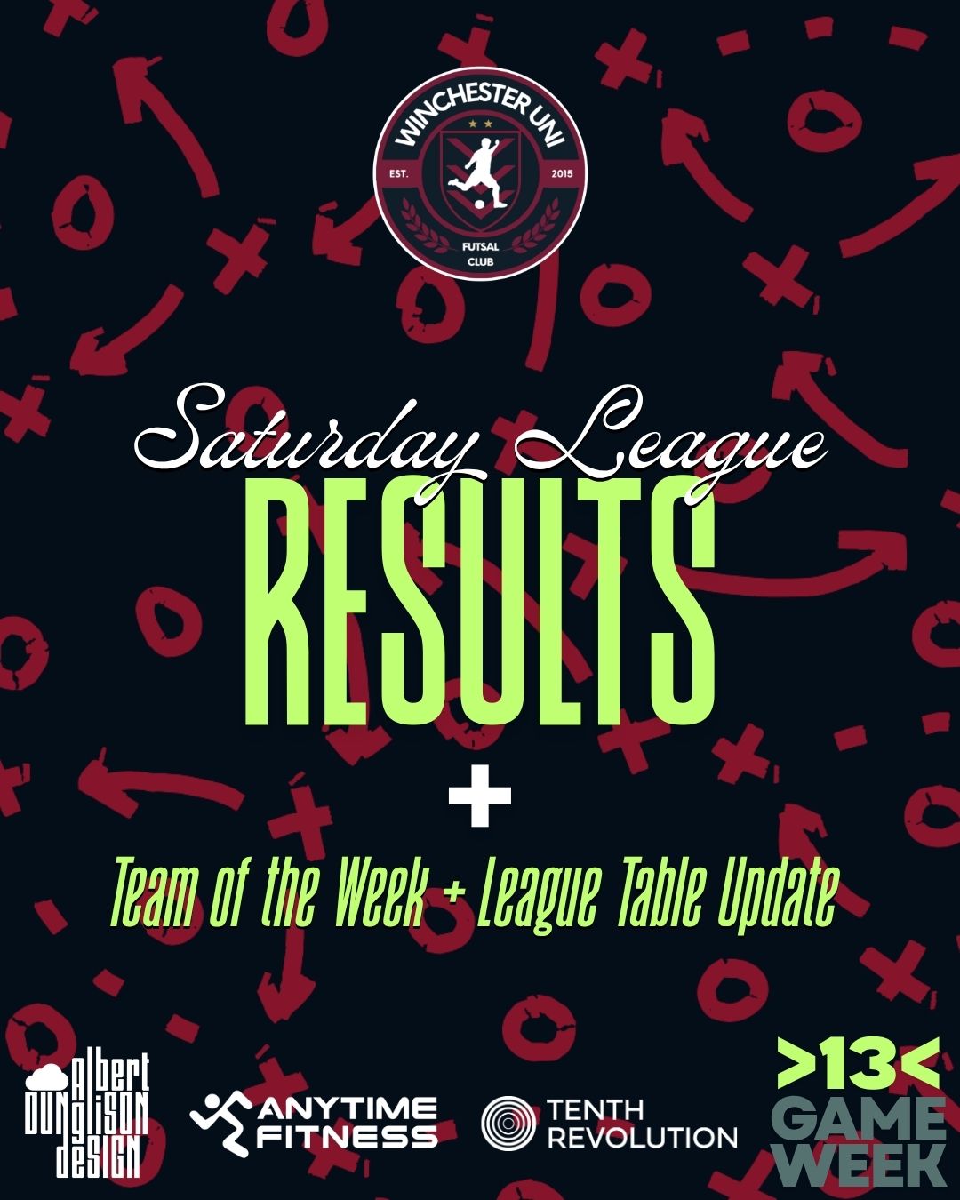 Saturday League post visual style